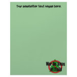 War On Xmas Veteran Letterhead Template