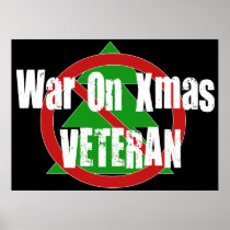 War On Xmas Veteran Print