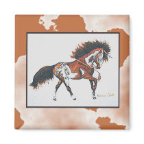 war pony refrigerator magnet