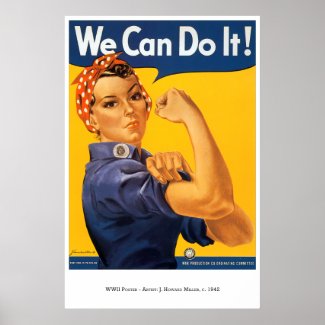 War-Poster-30: Rosie The Riveter