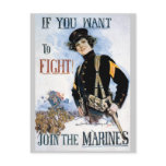 War Poster Postcards, World War I Marines