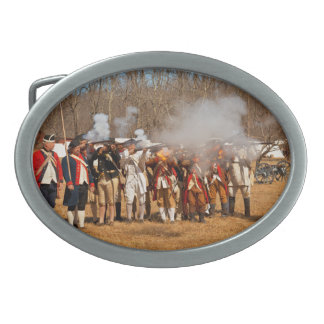 Revolutionary War Belt Buckles, Revolutionary War Burnished Silver Buckles