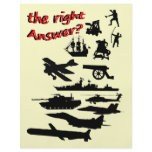 War - The Right Answer? Flyer