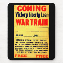 War Train - The Victory Liberty Loan Train mousepads