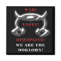 War! Unity! Discipline! (Black Gear) Magnets