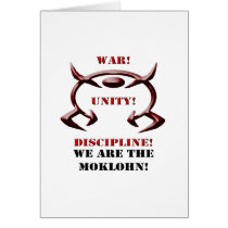 War! Unity! Discipline! (White) Cards