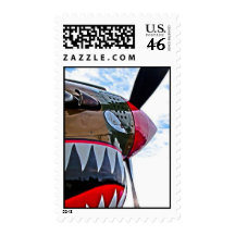 Warbird Plane Nose Art Stamps