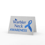 Warbler Neck Awareness Note Card