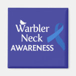 Warbler Neck Awareness Square Magnet