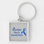 Warbler Neck Awareness Premium Square Keychain