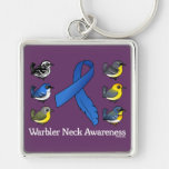 Warbler Neck Awareness Key Chains