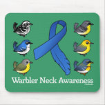 Warbler Neck Awareness Mouse Pads