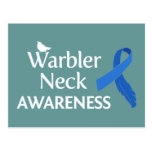 Warbler Neck Awareness Postcard