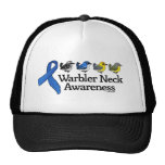 Warbler Neck Awareness Ribbon Trucker Hat
