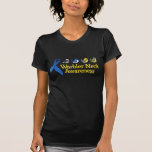 Warbler Neck Awareness Ribbon Women\'s American Apparel Fine Jersey Short Sleeve T-Shirt