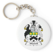 Wardell Family Crest Keychain