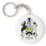 Wardell Family Crest Keychain