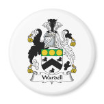 Wardell Family Crest Refrigerator Magnets