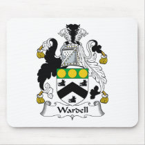 Wardell Family Crest mousepads by coatsofarms Wardell Family Crest mousepads