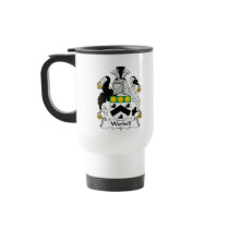 Wardell Family Crest mugs by coatsofarms Wardell Family Crest mugs
