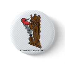 Wardell Woodpecker Pinback Buttons