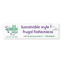Wardrobe Boutique Bumper Sticker