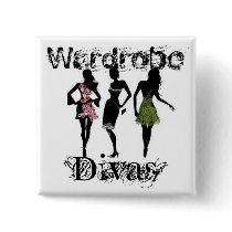 Wardrobe Divas buttons by ImaCrab Wardrobe Divas buttons