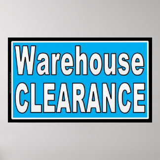 Clearance Posters | Zazzle