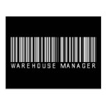 Warehouse Manager Bar Code Postcards