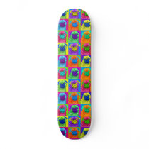 Warhol inspired Pug Skateboard