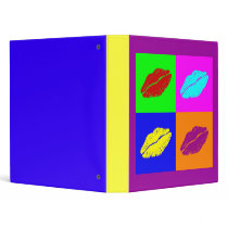 'Warhol lips'  binder
