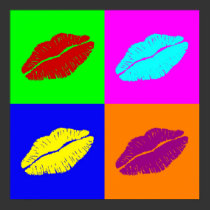 'Warhol lips'  poster posters
