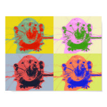 Warhol Rat Poster posters
