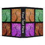 Warhol-Style Trees Binder