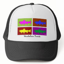 Warholian Trouts hats by GewissArt Warholian Trouts hats