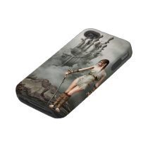 warior and dead dragon tough iphone 4 case
