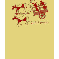warli-bullock cart t-shirts by MoFolks warli-bullock cart t-shirts