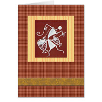 Warli folk art celebration cards by write2chinu Warli folk art celebration cards