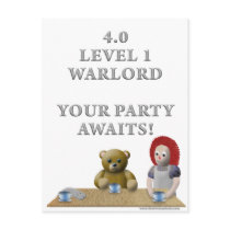 Warlord's Party postcards
