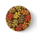 Warm Autumn Leaves buttons