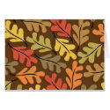 Warm Autumn Leaves cards