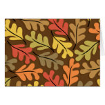 Warm Autumn Leaves Card