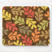 Warm Autumn Leaves Mouse Pad