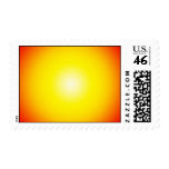Warm Background Postage Stamps