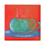 Warm Beverage #2 Fridge Magnets