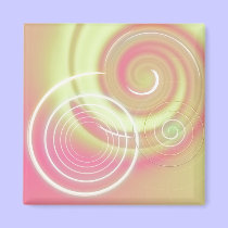 Warm Circles ~ customizable magnet