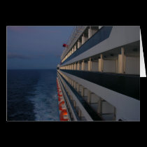 Warm Evening at Sea Card cards
