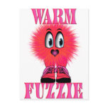 Warm Fuzzy Silly Valentine Postcard