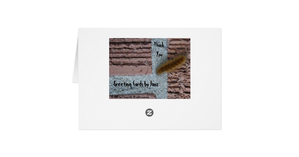 Warm Fuzzy Thank You Card | Zazzle