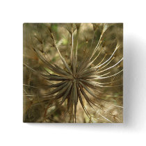 Warm Gold Globe Button